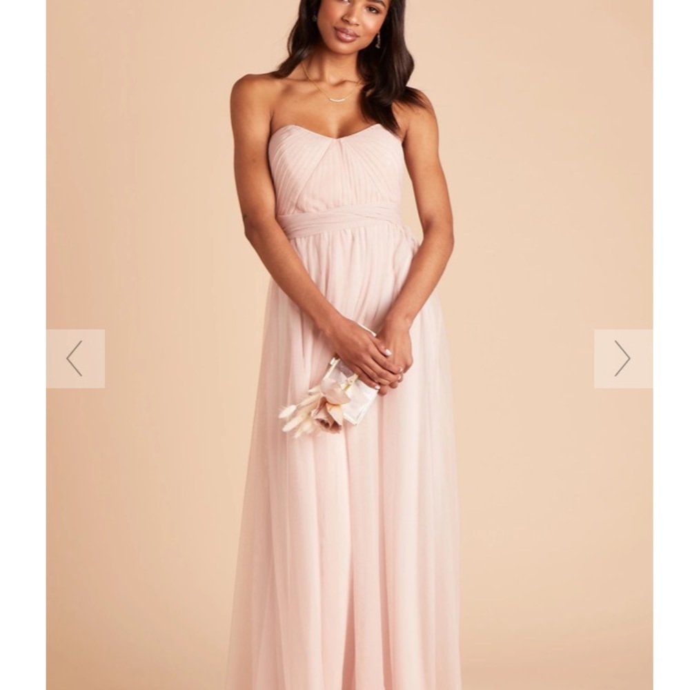 Birdy grey vintage blush bridesmaid dress